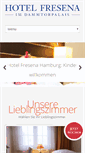 Mobile Screenshot of hotelfresena.de